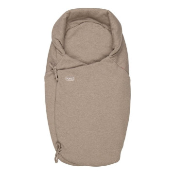 Nid d'ange Wool Wrap Walnut VOKSI fermé