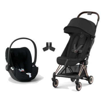 Pack duo poussette ultra-compacte Coya + Cloud T i-Size Cybex