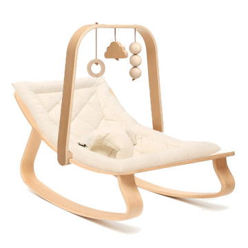 Transat Levo Hêtre avec assise au choix + arche d'éveil Charlie Crane cover