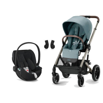 Pack poussette Leona 2 siège-auto Cabriofix i-Size Maxi-cosi - Bambinou