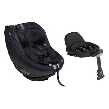 Pack Siège-auto Beyond 2 360 B Black Soft Breeze + base Isofix BESAFE cover