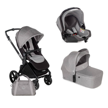 Poussette trio Balios S + nacelle Cot S et siège auto Aton B2 i-size deep  black Cybex