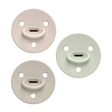 Packs de 3 Sucettes Choochoo Taille 2 6-18 Mois Billie ELHÉE trio de face