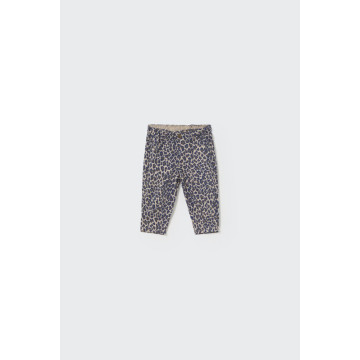 Pantalon Atena imprimé léopard en twill Cozmo face 
