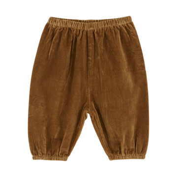 Pantalon en Velours Bronze  Emile & Ida face