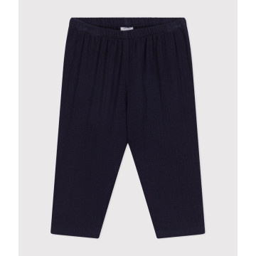 Pantalon en gaze de coton bébé Smoking Petit Bateau produit face