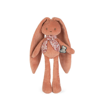 Pantin lapin 35 cm terracotta Kaloo face