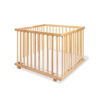 Parc bébé pliable Lexus 97 x 97 cm vernis transparent PINOLINO produit