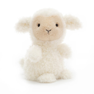 Peluche Agneau Little Lamb Jellycat côté 