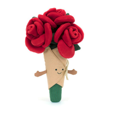 Peluche Amuseable Bouquet de roses Jellycat côté 
