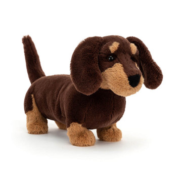 Peluche chien Otto Sausage Dog Jellycat produit face