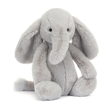 Peluche Elephant Bashful Luxe Thuddeus Original Jellycat cote