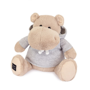 Peluche l’Hippo avec sweat 45 cm Histoire d'Ours