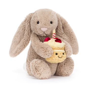 Peluche Lapin Bashful Beige Anniversaire Jellycat cote