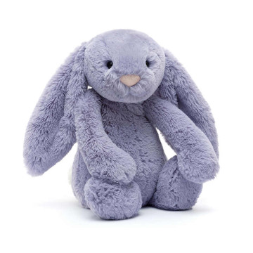 Peluche Lapin Bashful Bunny Medium Viola Jellycat produit face