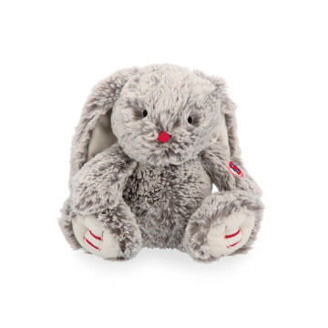 Peluche Lapin Gris Prestige Léo 24 cm Kaloo