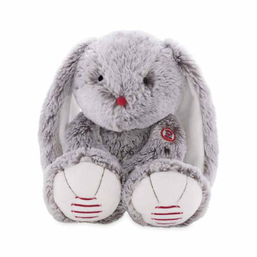 Peluche Lapin Gris Prestige Rouge Kaloo Large Kaloo