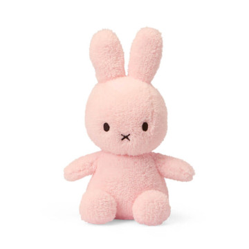 Peluche Miffy Terry 23cm Rose Pastel Bon Ton Toys