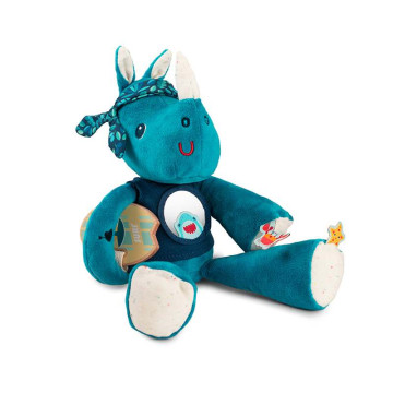 Peluche multi-activités Marius le Rhino Lilliputiens