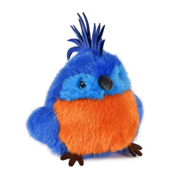 Peluche Perroquet bleu royal Cui-Cui Paradis Histoire d'Ours de profil