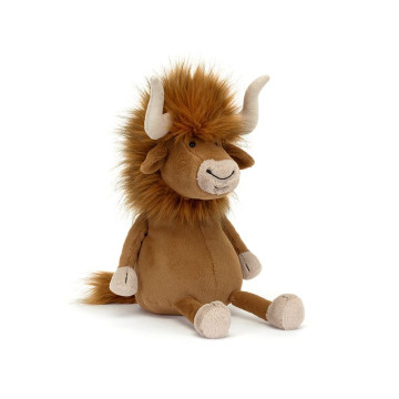 Peluche Ramone Bull Jellycat profil