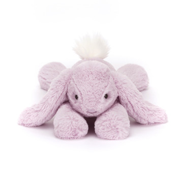 Peluche Smudge Rabbit Lavender Jellycat face