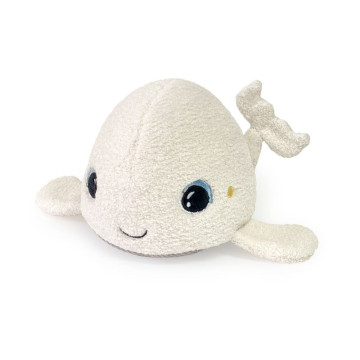 Peluche veilleuse avec bruit blanc apaisant Beluga Pabobo