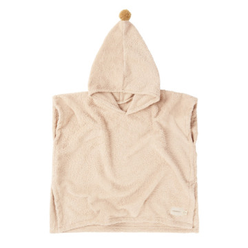 Poncho de bain So Cute Nobodinoz latte 