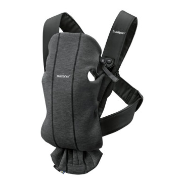 Porte bébé Mini Jersey 3D Gris Charbon Babybjorn