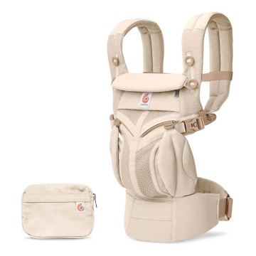 Porte-bébé Omni Classic Mesh Natural Beige Ergobaby produit avec pochette
