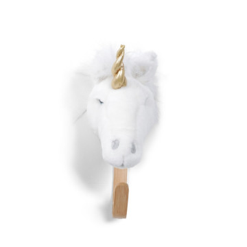 Porte-manteau Licorne Blanche WILD AND SOFT face