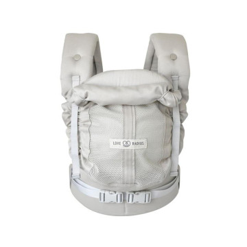 Porte-bébé PhysioCarrier V2 Or Blanc LOVE RADIUS de face