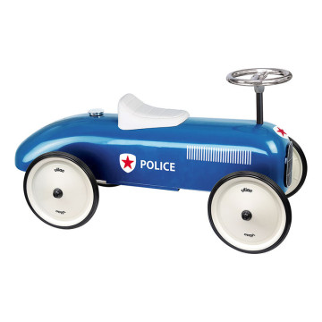 Porteur voiture vintage police Vilac