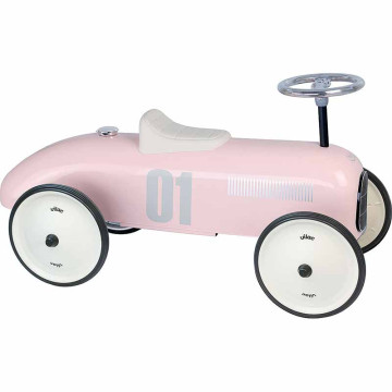 Porteur voiture vintage rose tendre Vilac