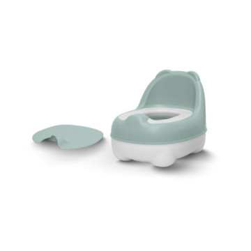 Pot d'apprentissage Ourson Vert Sauge BO JUNGLE produit ouvert