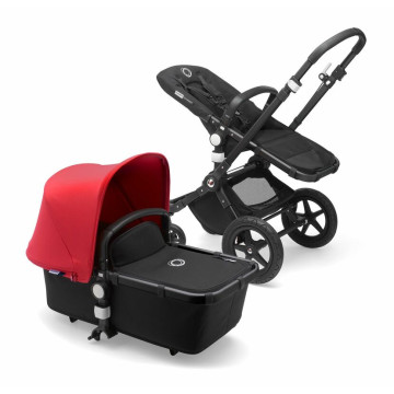 Poussette Cameleon 3 Plus complète châssis noir rouge Bugaboo Produit