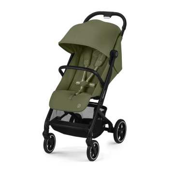 Poussette compacte Beezy BLK Moss Green / Khaki Cybex produit profil