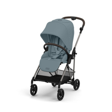 Poussette compacte Melio 4 TPE Stormy blue Cybex produit face