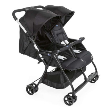 Poussette double Ohlala' Twin Black Night Chicco