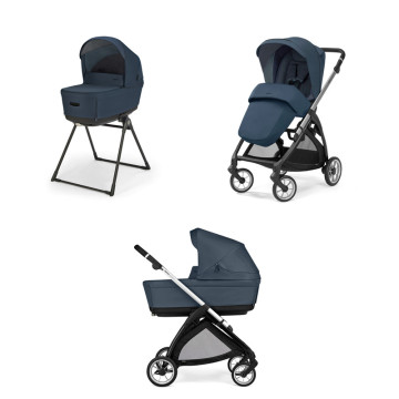Poussette Syst&egrave;me Duo Electa Hudson Blue - Silver Black 2025 Inglesina systeme