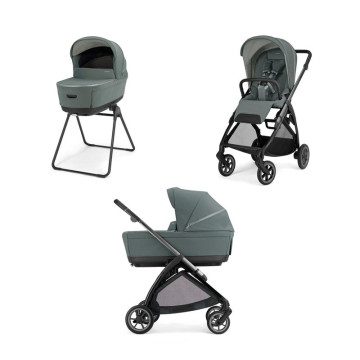 Poussette Système Duo Electa Studio Grey - Iron Black 2026 Inglesina système complet