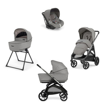 Poussette Syst&egrave;me Quattro Aptica Darwin Platinium Grey 2025 Inglesina syst&egrave;me