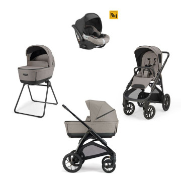Poussette Système Quattro Aptica XT Darwin Tundra Beige 2026 Inglesina système complet