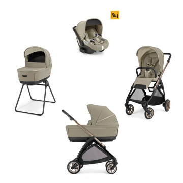 Poussette Système Quattro Electa Darwin Hangar Beige- Bronze Black 2026 Inglesina système complet