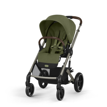 Poussette tout-terrain Balios S Lux 2 2024 TPE / Moss Green Cybex côté 