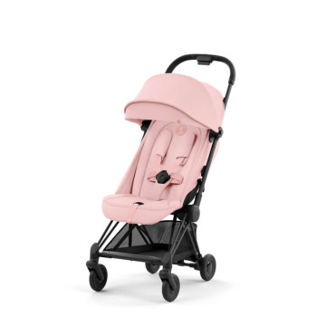 Poussette ultra-compacte Coya Matt Black Peach Pink Cybex