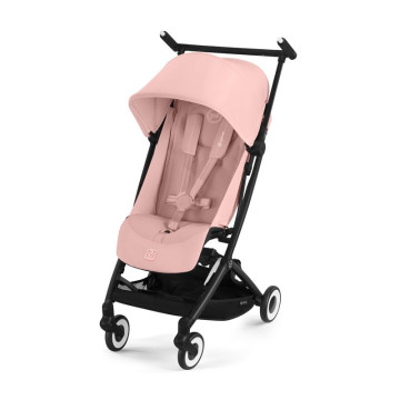 Poussette ultra-compacte Libelle BLK Candy Pink / Light Pink Cybex poussette de profil