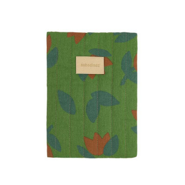 Protège-carnet de santé A5 Hyde Park Green Tulips NOBODINOZ fermé