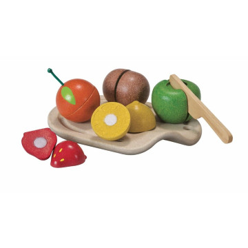 Assortiment fruits à découper Plan Toys Bambinou