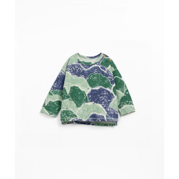 Pull En Jersey Imprimé Tones Mirtilo Play Up devant